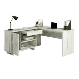 Need a little motivation to get you going on your big work projects? An updated office space will do the trick! Revamp your home office with the desk with credenza from the Porto Palma collection. This office desk and credenza offers a spacious top surface that provides you with the room you need for items like your laptop