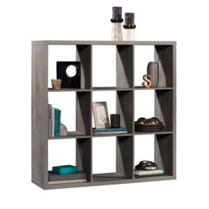 Is organization an issue in your home? Look no further! Create the storage and organization that your home needs without having to sacrifice on the style that you love with this 9 cube organizer from the Sauder Select collection. This storage bookcase features nine spacious cubbyholes that are perfect for storing your collection of books