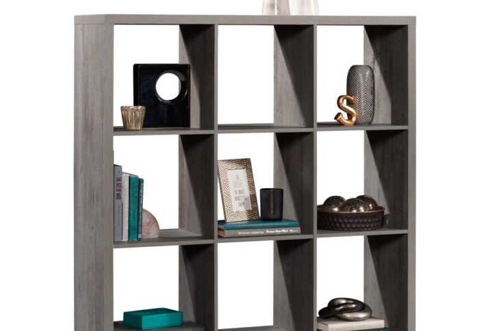 Is organization an issue in your home? Look no further! Create the storage and organization that your home needs without having to sacrifice on the style that you love with this 9 cube organizer from the Sauder Select collection. This storage bookcase features nine spacious cubbyholes that are perfect for storing your collection of books