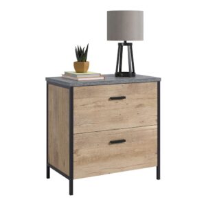 Where do you keep your important files? Stuffed in a drawer? Expand your office storage and enhance your home office styling with this lateral file from the Market Commons® collection. Blending style and function together