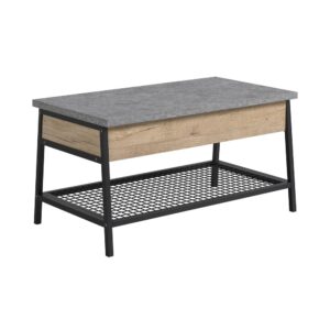 Is your couch too comfy to leave but you still have work to get done? We have a solution for you. This lift-top coffee table from the Market Commons® collection is the best of both worlds. The top of this storage coffee table lifts up and forward creating a multipurpose surface so you can work