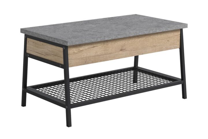 Is your couch too comfy to leave but you still have work to get done? We have a solution for you. This lift-top coffee table from the Market Commons® collection is the best of both worlds. The top of this storage coffee table lifts up and forward creating a multipurpose surface so you can work