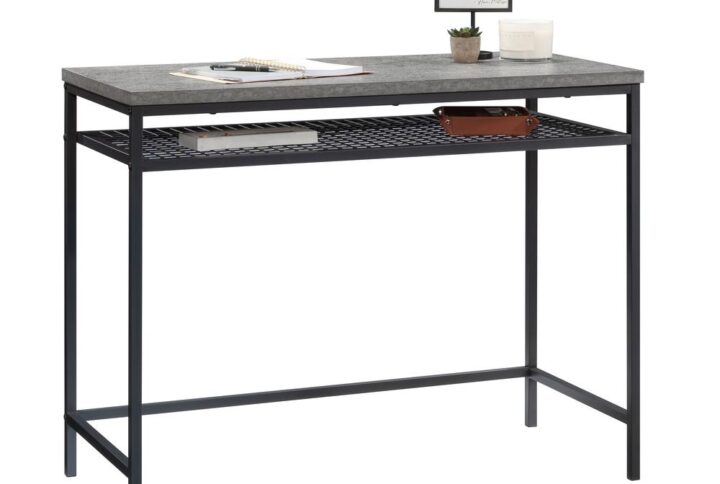 For an industrial inspired writing desk that's perfect for those little tasks