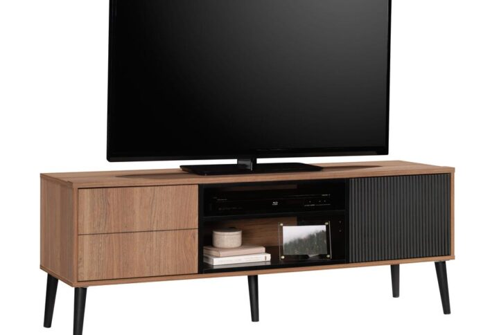 If you are looking for a modern and chic solution to hold your television and entertainment components