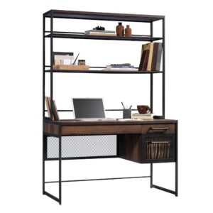 A universal desk for any task. This desk with hutch from the Briarbrook™ collection is the spacious storage heavy hitter you need for your home office. This computer desk with hutch features a spacious top surface work area for your computer or laptop