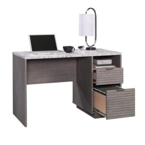 For a simple single pedestal desk that packs a big punch