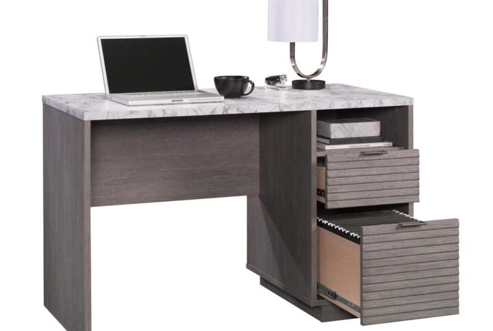 For a simple single pedestal desk that packs a big punch