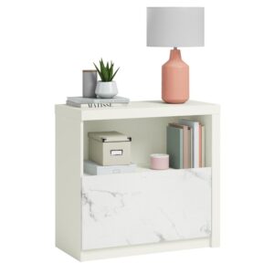 Need a solution for your office clutter and chaos? This lateral file cabinet with shelf from the Hudson Court® collection offers storage and style