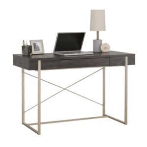 The writing desk from the Walter Heights™ collection combines the best of both worlds