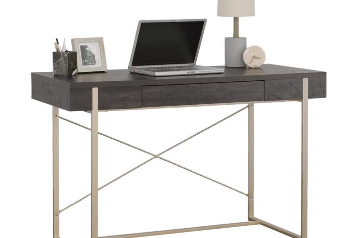 The writing desk from the Walter Heights™ collection combines the best of both worlds