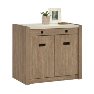 with a dose of contemporary style. The library base cabinet from the Dixon City collection