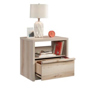 With a minimalist design and convenient bedside storage