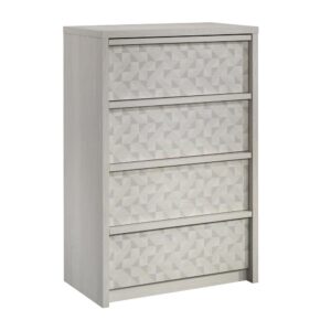 Tuck away your wardrobe in minimalist style with this 4-drawer chest from the Harvey Park® collection. Find room for your array of blouses and slacks in one of the four drawers in this bedroom chest of drawers that open and close on smooth metal runners. These four drawers are spacious enough to hold your comfiest sweatshirts