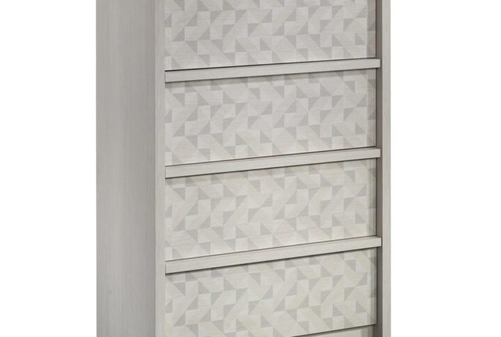 Tuck away your wardrobe in minimalist style with this 4-drawer chest from the Harvey Park® collection. Find room for your array of blouses and slacks in one of the four drawers in this bedroom chest of drawers that open and close on smooth metal runners. These four drawers are spacious enough to hold your comfiest sweatshirts