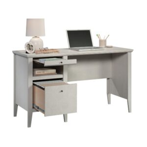 A simple desk that does the job in any setting. This single pedestal desk from the Larkin Ledge™ collection fulfills a necessary role