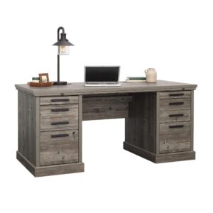 An essential addition to the home is a convenient and functional workspace. With the executive desk from the Aspen Post collection