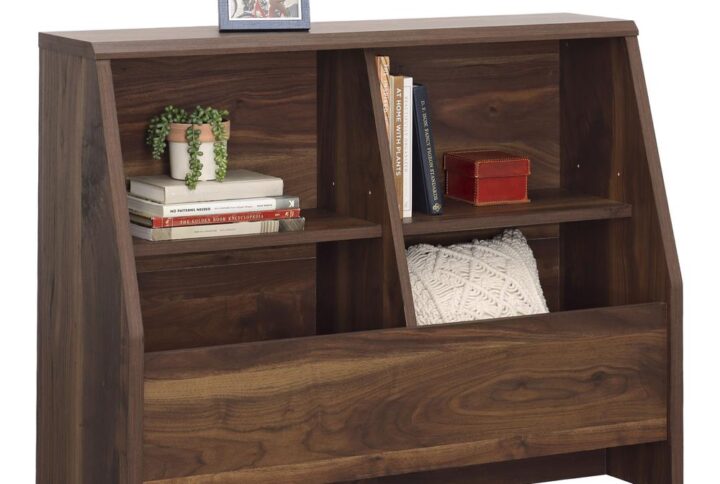 The bookshelf footboard from the Willow Place collection is a durable dual-purpose bookshelf disguised by classic style. A beautiful way to keep your child's room organized