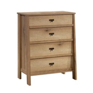 right? So why not add a little more with this 4-drawer chest from the Trestle® collection. This bedroom chest of drawers features four drawers that open and close on smooth metal runners