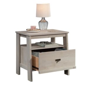 The perfect night stand does exist. Give your bedroom the upgrade it deserves when you add the stylish 1-drawer nightstand from the Trestle® collection. This nightstand with open shelf offers a spacious top surface that provides you with room for items like an accent lamp