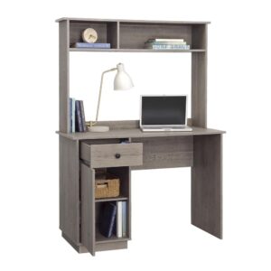 let us solve it with this desk with hutch from the Sundar™ collection. There's not always room to spread out