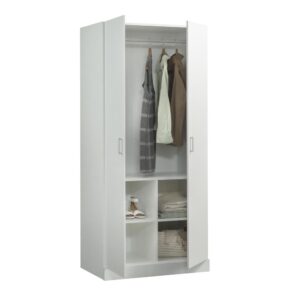 The versatile and practical wardrobe cabinet from the Beginnings collection is a seamless blend of functionality and clean simplicity. Whether used in an entryway