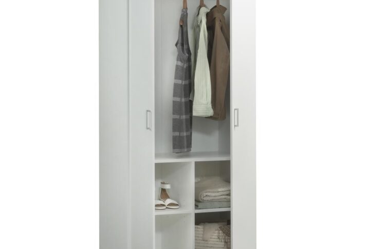 The versatile and practical wardrobe cabinet from the Beginnings collection is a seamless blend of functionality and clean simplicity. Whether used in an entryway