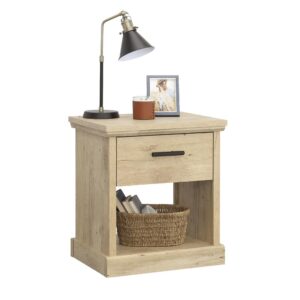 This single drawer nightstand from the Aspen Post collection will upgrade your bedroom in a flash with its quick and easy assembly