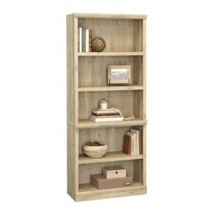 Raise your design charisma to a new level with this library bookshelf from the Aspen Post collection. This 5-shelf bookcase features three adjustable shelves so you can store and display anything from your collection of novels to children's books