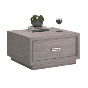 The square coffee table from the Hayes Garden collection is the next contemporary focal point of your living room. Accented with stylish geometric hardware