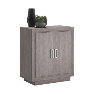 Storage cabinets are a stylish and attainable way to organize and elevate your interior design all at once.  But the stackable storage cabinet from the Hayes Garden collection has brought convenience to a whole other level. Featuring the stunning yet neutral Ashen Oak finish