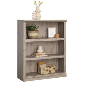 The understood purpose and use of a wood bookcase is that it is a piece of furniture made for holding books. The 3-shelf bookcase from the Sauder Select collection is no different. What sets it apart from other bookcases is its beauty