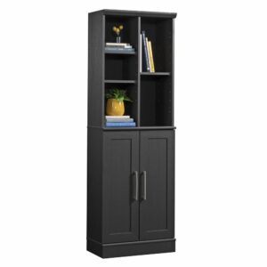 pantry and dining room from chaotic to charming by adding the HomePlus storage cabinet in the dark and stately