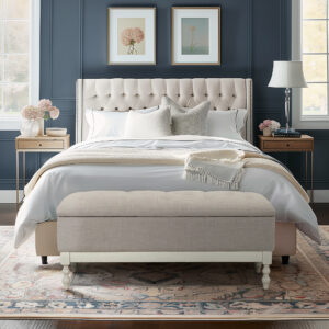 Tufted Storage Bench