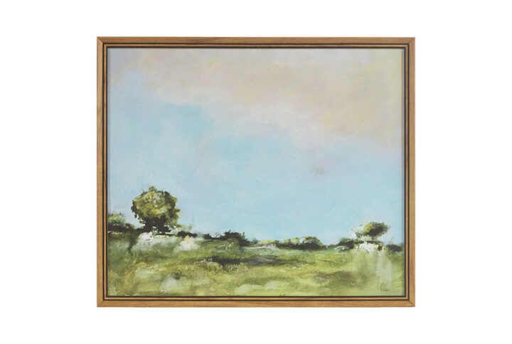 Abstract Landscape Framed Canvas Wall Art