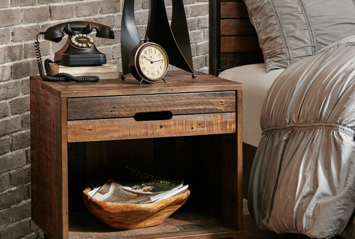 Solid Wood Nightstand