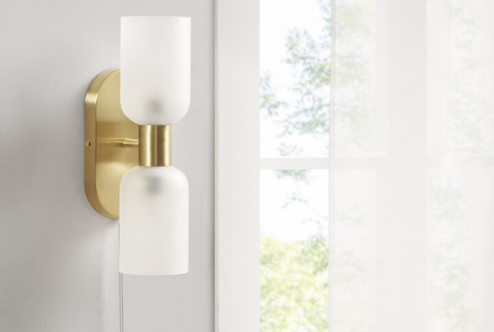 Double Tube 2-Light Wall Sconce