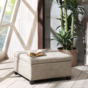 Soft Close Storage Ottoman