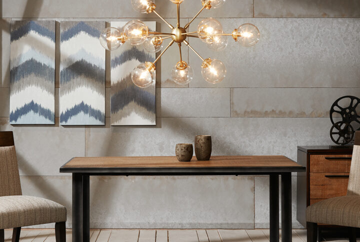 12-Light Chandelier with Oversized Globe Bulbs