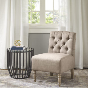 Tufted Armless Chair