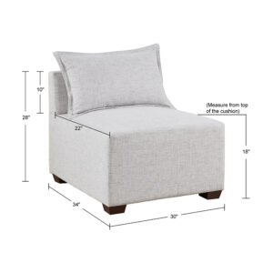 4-Piece Modular Sofa with Ottoman