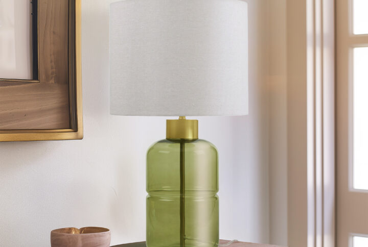 Glass Table Lamp