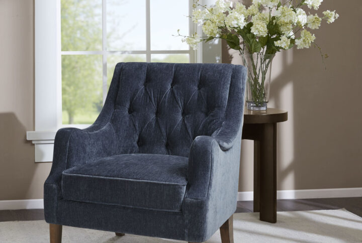 Button Tufted Accent Chair