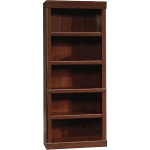 Elevate your décor with this library bookshelf from the Heritage Hill® collection. This 5-shelf bookcase features three adjustable shelves so you can store and display books