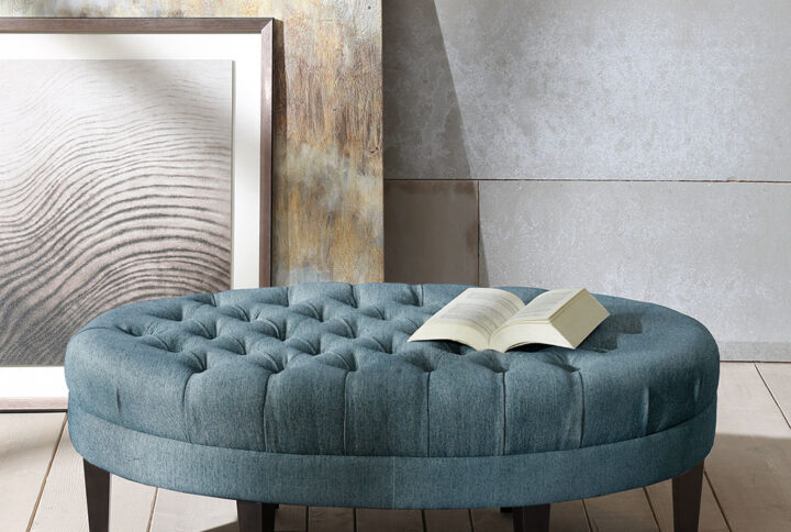 Surfboard Tufted Ottoman