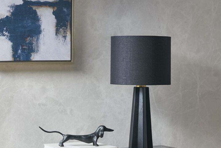 Geometric Ceramic Table Lamp