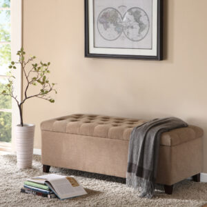 Tufted Top Soft Close Storage Bench