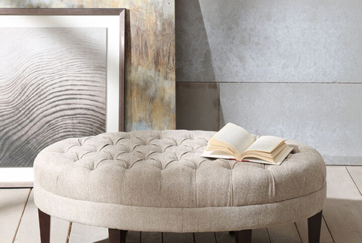 Surfboard Tufted Ottoman