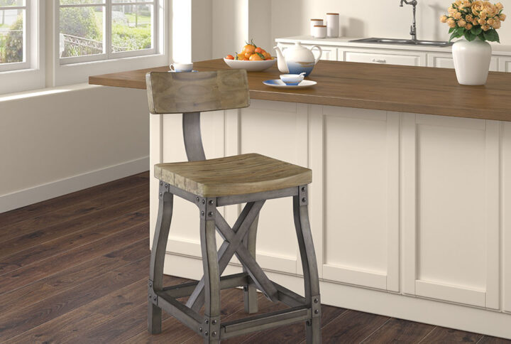 Counter Stool with Back