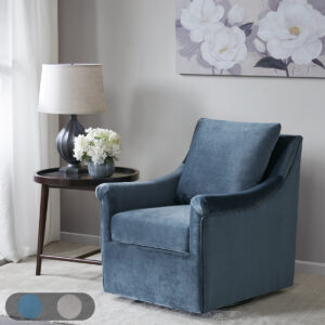 Upholstered Swivel Accent Chair