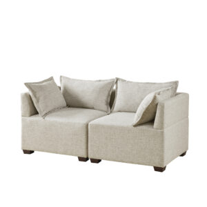 2-Piece Modular Loveseat Sofa